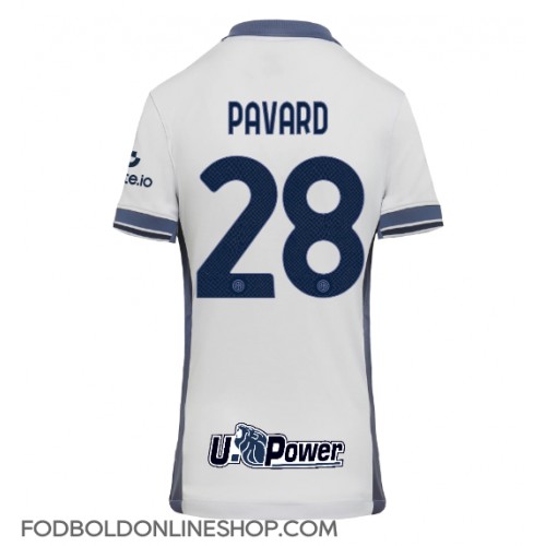 Inter Milan Benjamin Pavard #28 Udebanetrøje Dame 2024-25 Kortærmet